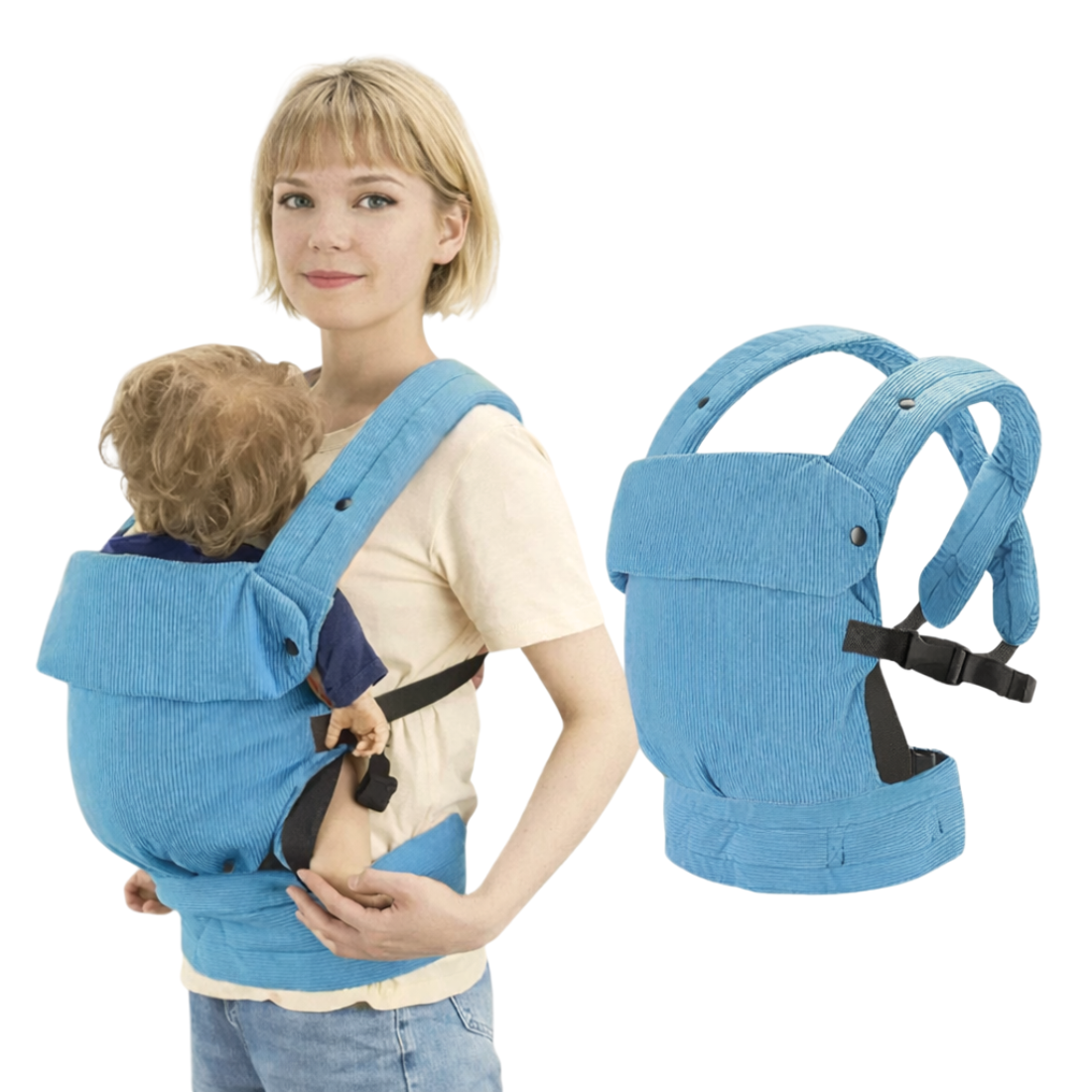 Porte-bébé ergonomique en coton