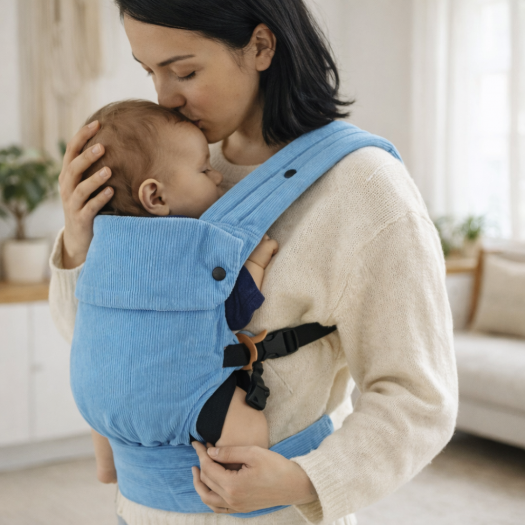 Porte-bébé ergonomique en coton